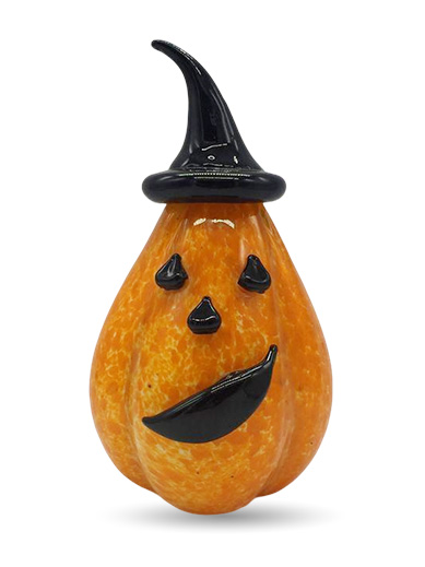 Hot Sale Cute Halloween Glass Pumpkin New Design Glass Crafts